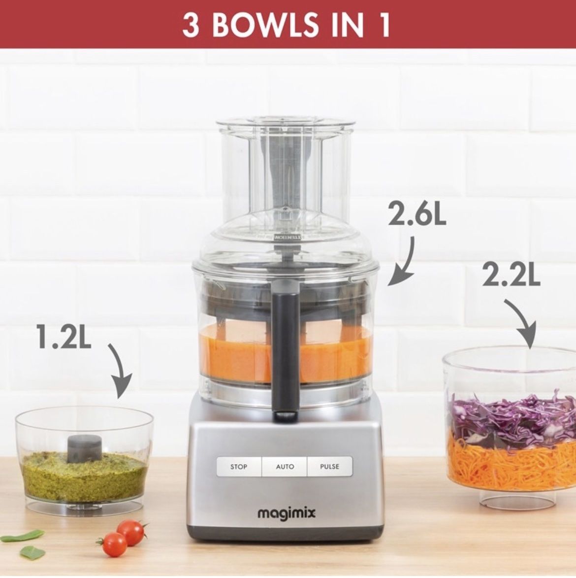Magimix Elettrodomestici da cucina: Magimix Compact System 3200XL Food Processor – Usato da Basel venduto da Harper.G 5