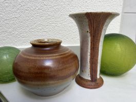 Keramik Vasen, Rheinfelden, 2 Stück.