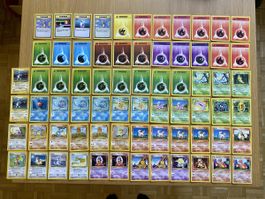 70x Pokemon Karten alle Basis Set 1999! 🔥