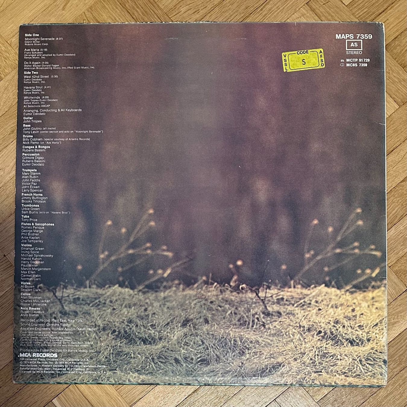 Dischi in vinile: Deodato - Whirlwinds LP – Usato da Viganello venduto da md__2rd2 1