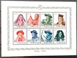 PORTUGAL, 1947 Volkstrachten Block 13 **