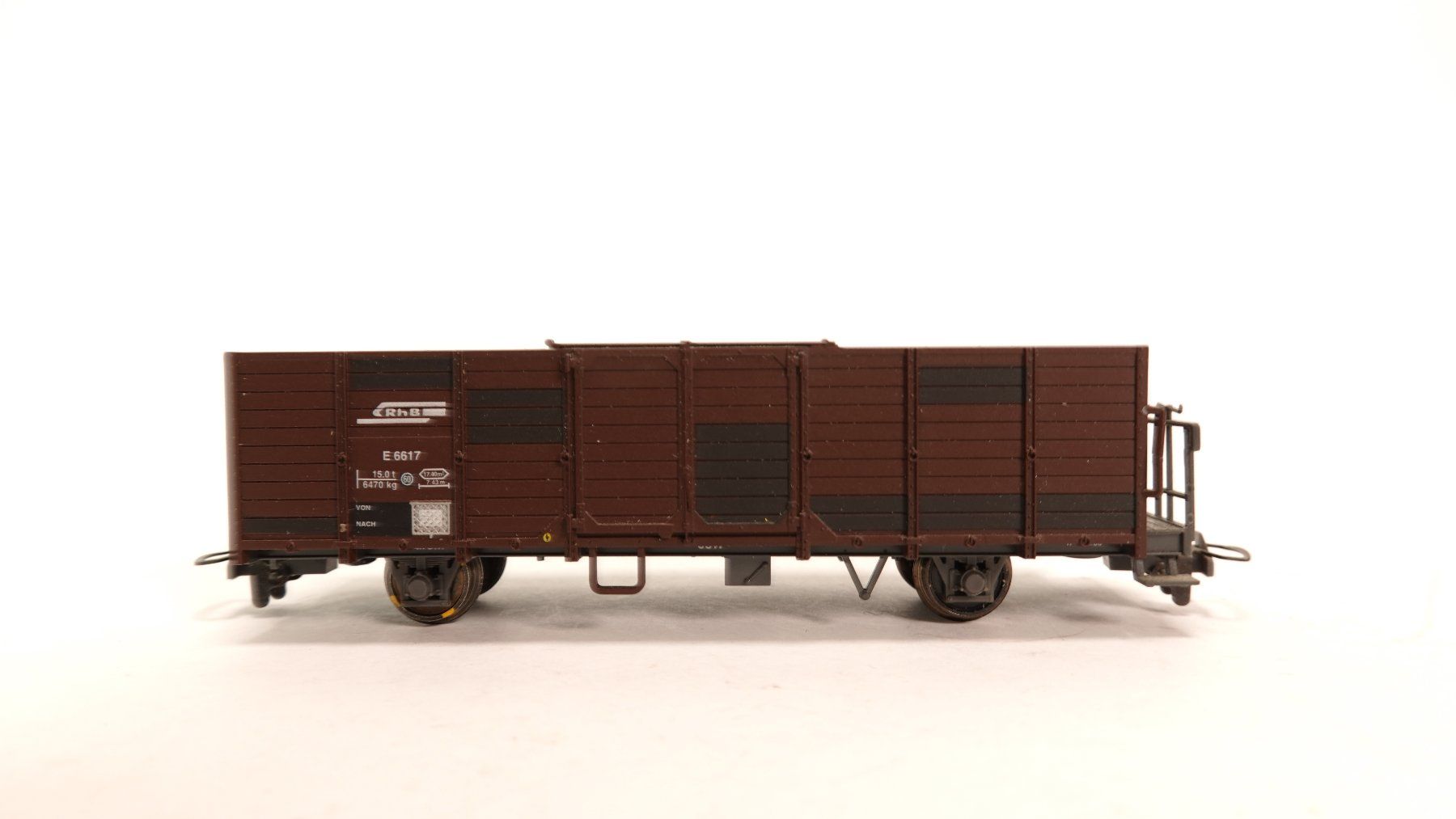 Bemo Modellini di ferrovie: e67 Bemo RhB Güterwagen E 6617 / Bastelware / 1213 – Usato da Thun venduto da evinka_gmbh 1