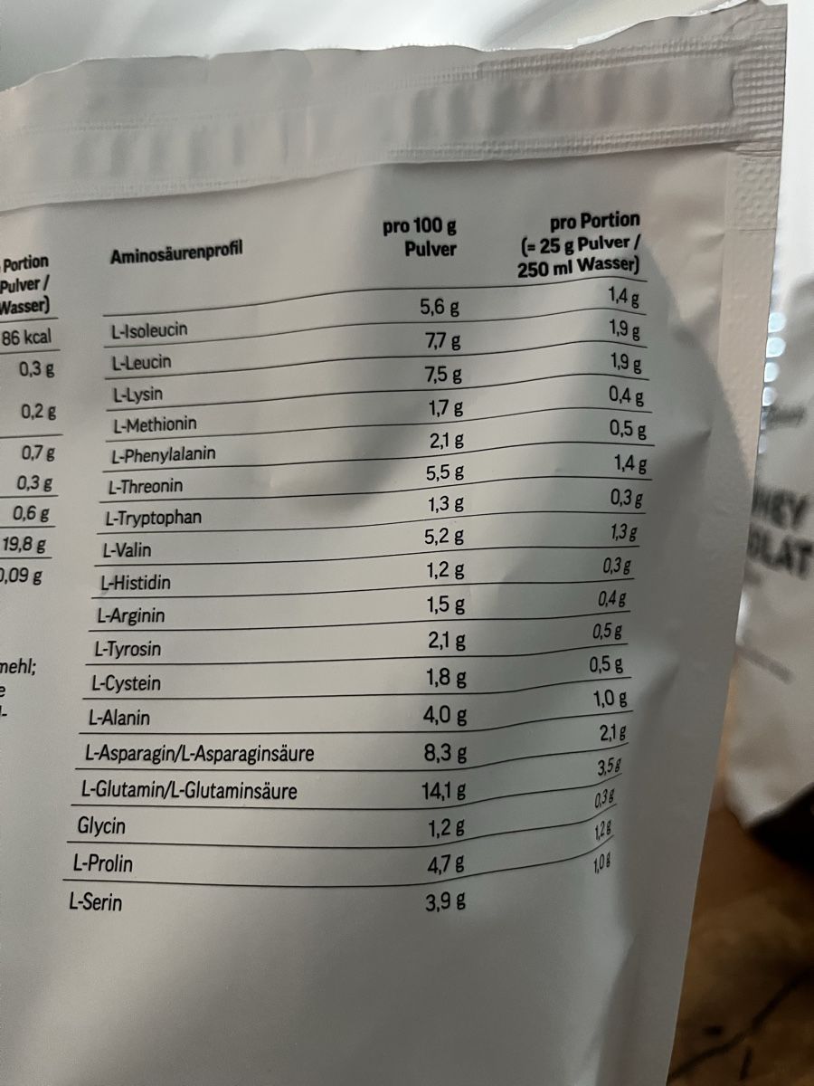 Cibi & Specialità: edubily - WHEY ISOLAT aus Weidemilch Erdbeer - Geschmack – Usato da Baar venduto da Girlpower1994 2