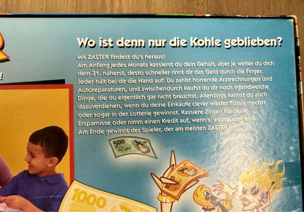 Altes Spiel: ZASTER Alle sind hinter deinem Geld her (Gebraucht) in ...