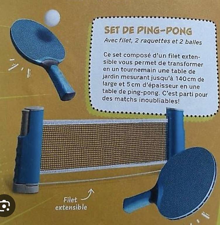 Tennis da tavolo: Tisch Tennis Set mit Netz, Schläger & Bälle – Nuovo e nell'imballaggio originale da Eich venduto da ka_st 2