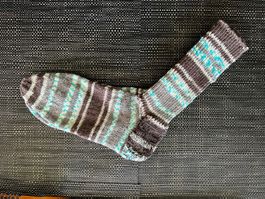 Warme, handgestrickte Socken, ca Grösse 39/40