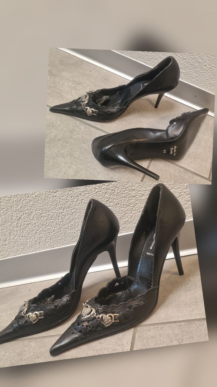 Scarpe da donna: Leder High Heels von "Bata", Gr. 36, neu! – Nuovo (secondo la descrizione) da Bätterkinden venduto da SuchenFinden02
