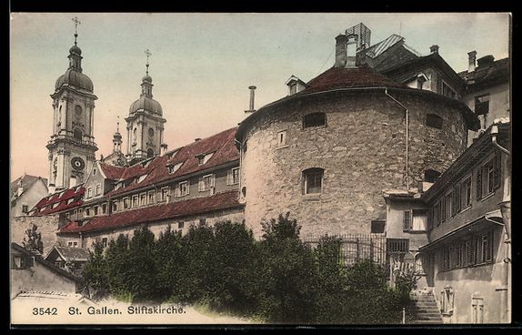 Cartes postales: AK St. Gallen, Stiftskirche – D'occasion à Berlin par bartko-reher