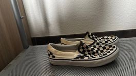 Vans slip on crème/noires
