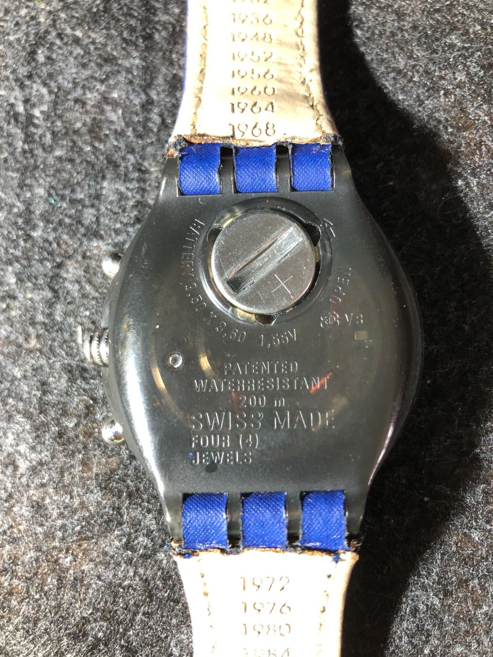Swatch Uhren: Swatch chrono. 1996. ETA V8 – Gebraucht aus Saignelégier von Dubois_Vintage 5