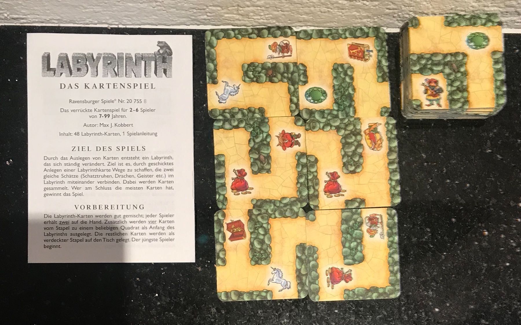 Ravensburger Giochi: Labyrinth das Kartenspiel, Ravensburger – Usato da Niederweningen venduto da baghirac 1