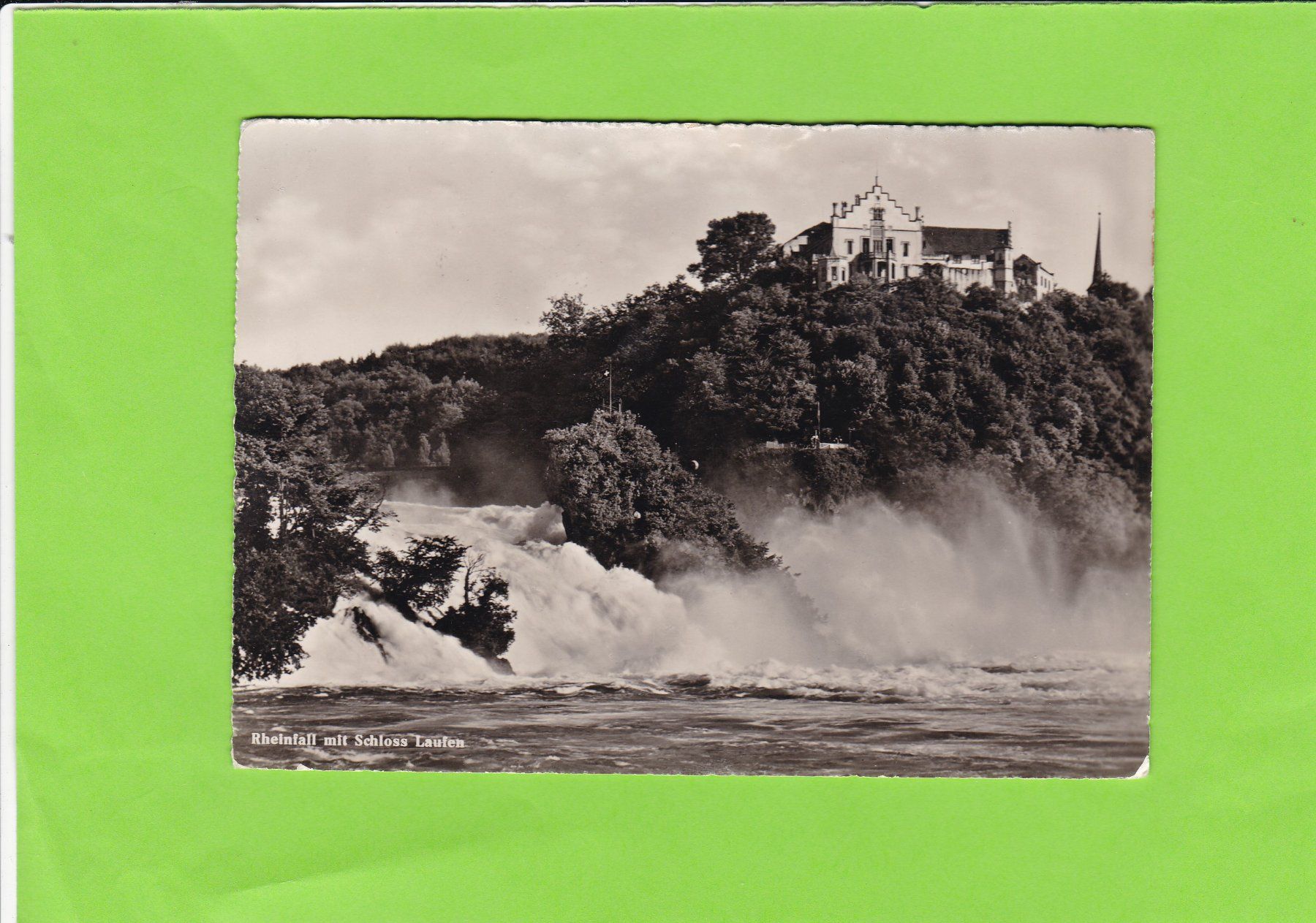 Ansichtskarten: Rheinfall – Gebraucht aus St. Peterzell von neckertal
