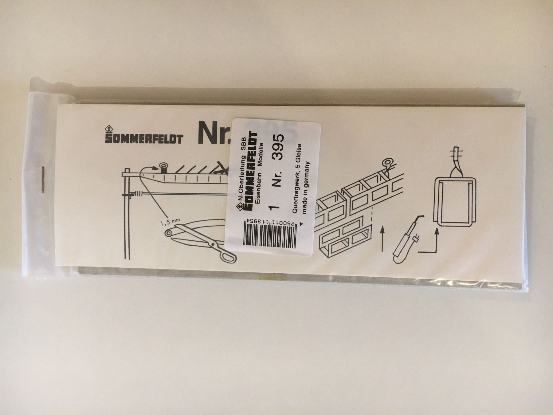 Sommerfeldt Modelleisenbahnen: Sommerfeldt Spur N 395 Oberleitung SBB – Neu und originalverpackt aus Rodersdorf von Joerg11