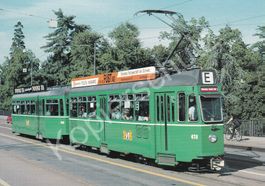 Strassenbahn Basel BVB Be 4/4 470 + B 1448