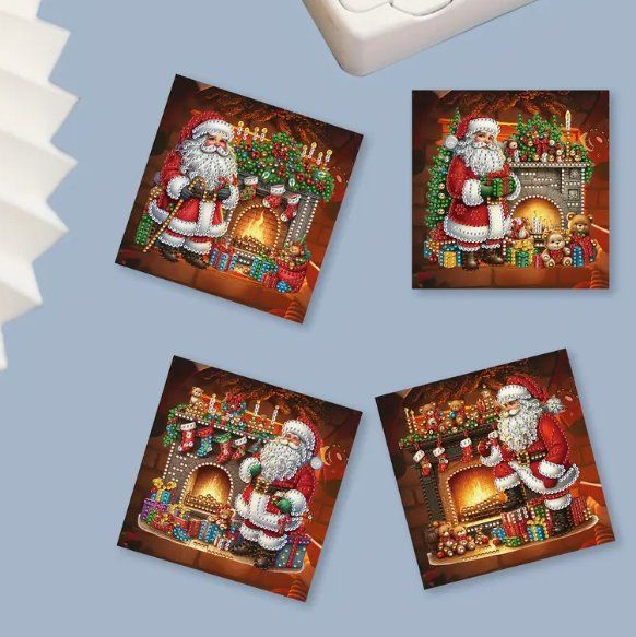 Kit bricolage: Diamond Painting 6 Stück Weihnachtskarten – Nuovo e nell'imballaggio originale da Obergösgen venduto da Diamond-Painting 2