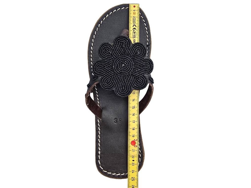 Scarpe da donna: Handgemachte Leder-Sandalen - Schwarz 39 – Nuovo e nell'imballaggio originale da Brione s. Minusio venduto da Littleninja 3