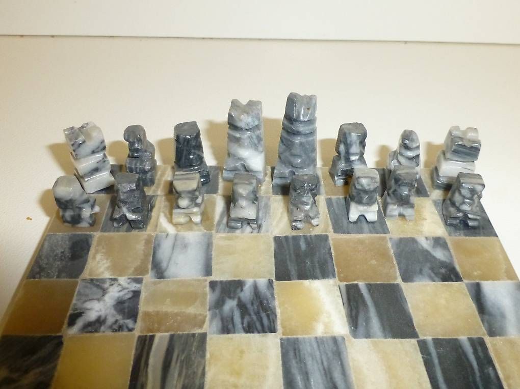 Alle Dekorationen: Schach Miniatur Marmor Mexico Schachspiel – Neu (gemäss Beschreibung) aus Reinach BL von Spider63 2