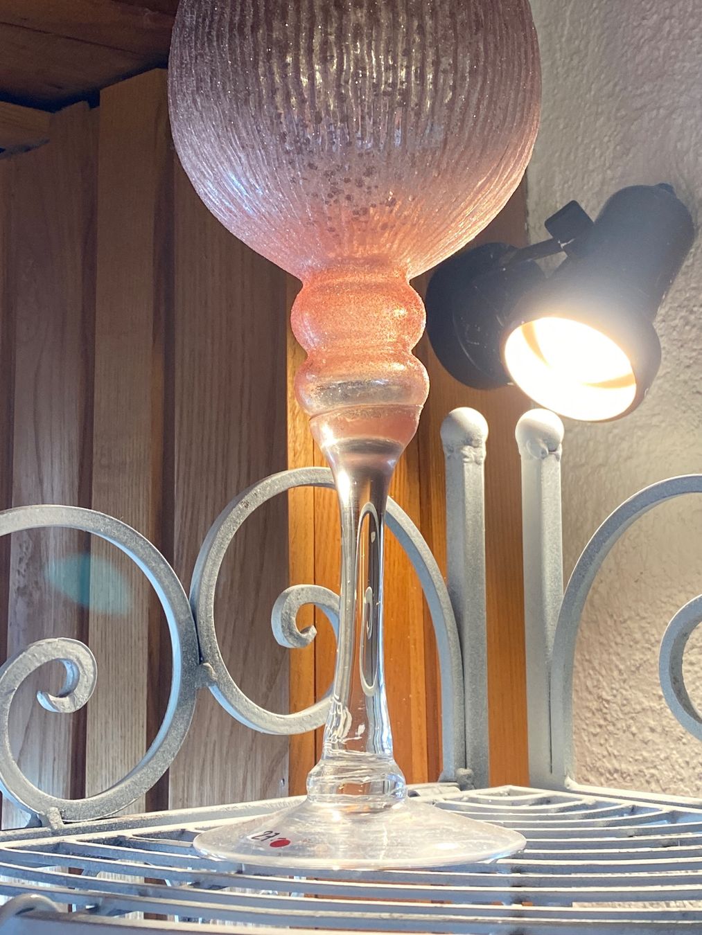 Tutte le decorazioni: DEKO GLAS KELCH -GLITZER-ROSA – Usato da Meienried venduto da ManuelaBoutique 3