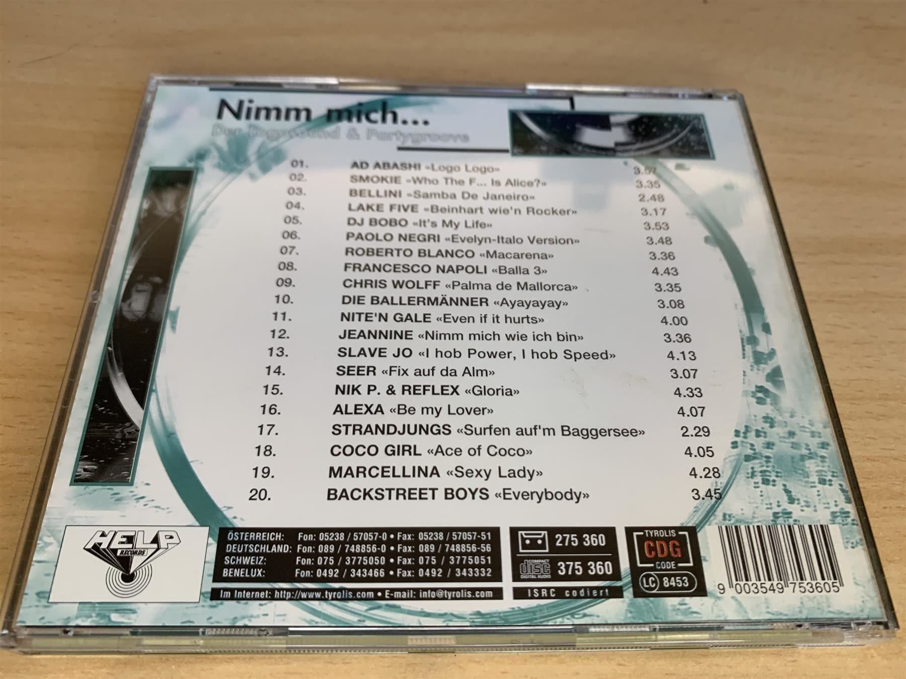 CDs: Nimm mich ... der Logosound & Partyroove – Gebraucht aus Rikon im Tösstal von Alpenmutz 1