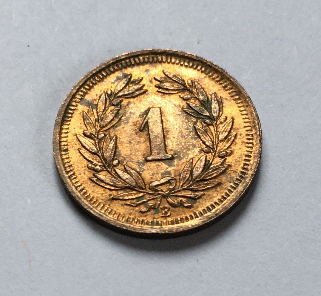 Tutti le monete: 1931 1 Rappen unz – Nuovo (secondo la descrizione) da Kirchberg SG venduto da Z-Collection 1