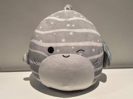 Squishmallow Sachie, Wal, Grau, Neu mit Etikett!