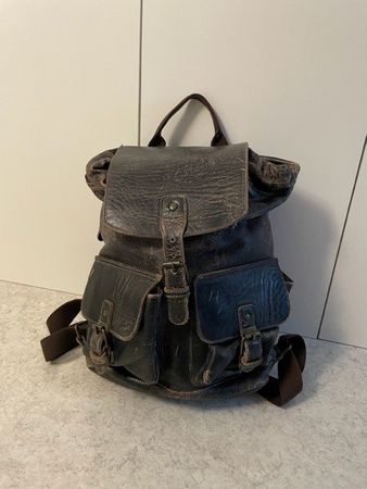 Vintage Leder Rucksack