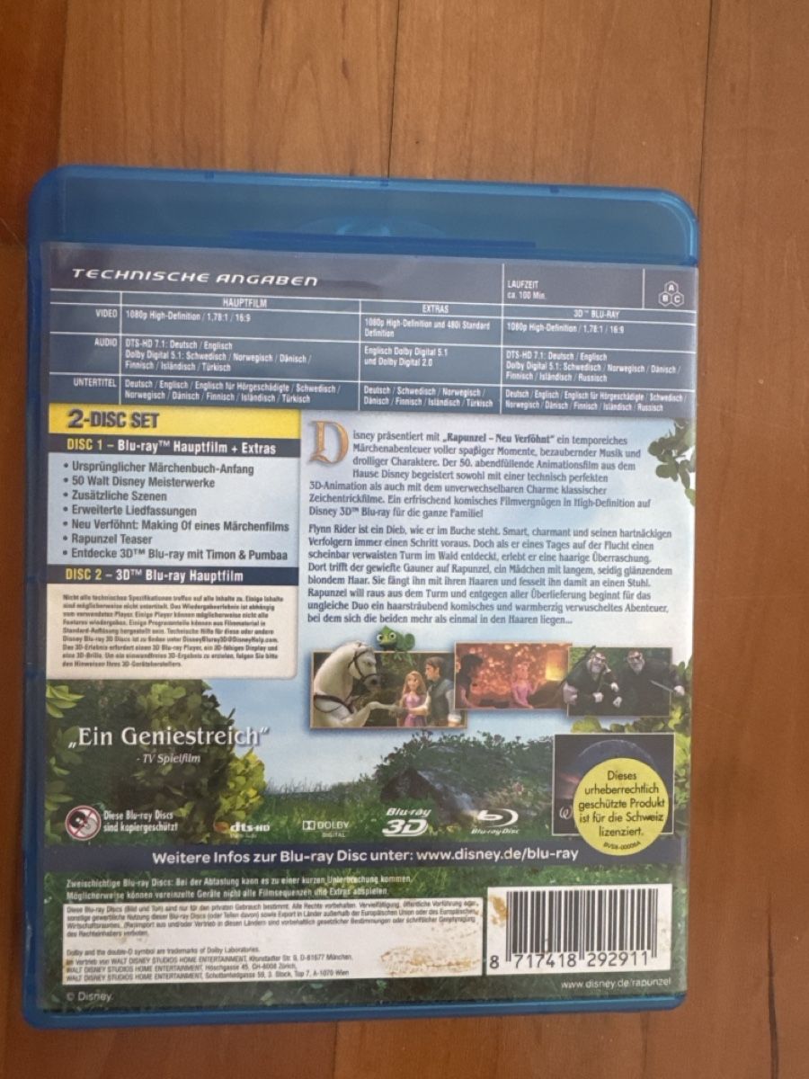 Tutti i DVDs: Rapunzel DVD – Usato da Baden venduto da psc_tbw2 1