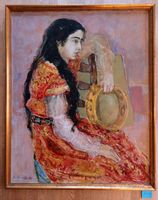 peintre à huile de Corinne Perakis
