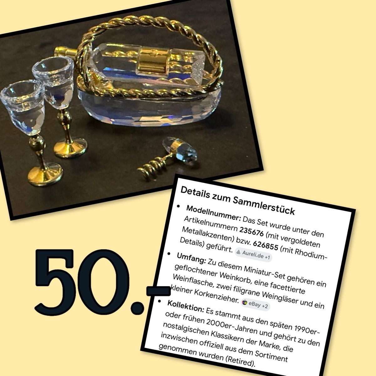 Swarovski Statuette: Swarovski Figur – Nuovo (secondo la descrizione) da Thun venduto da Dana5