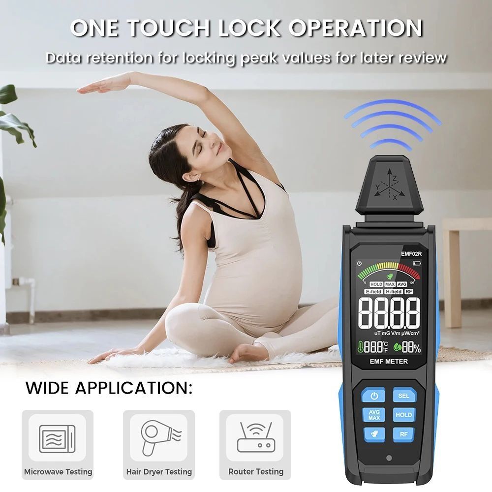 Misurare: Elektrosmog Meter mit 3-Achsen 3D Messung E-,H-, und HF-Feld – Nuovo e nell'imballaggio originale da Zürich venduto da buyfinest 6