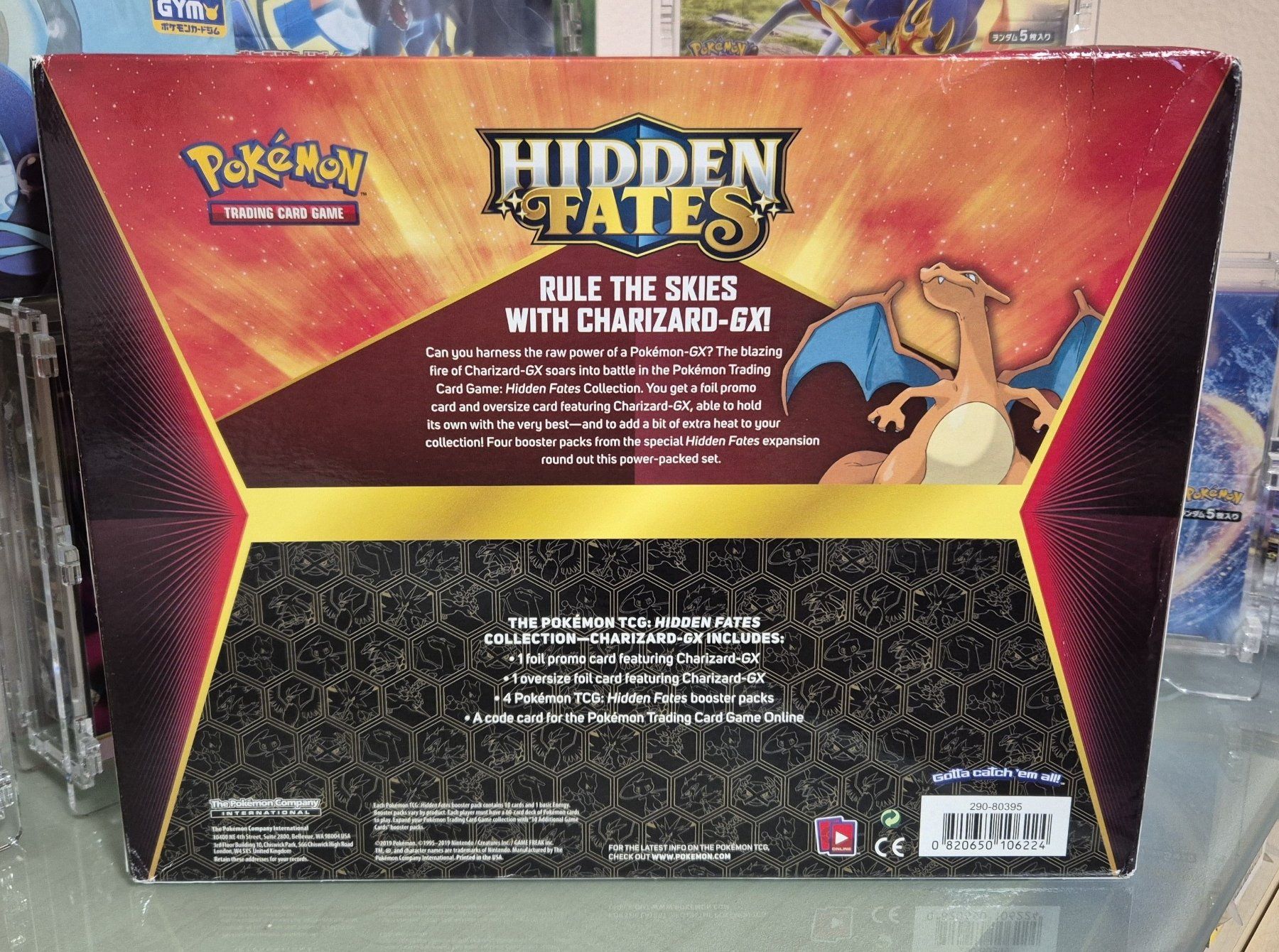 Pokémon Carte collezionabili: Pokémon Hidden Fates Charizard GX Collection Box Eng. 2019 – Nuovo (secondo la descrizione) da Aesch BL venduto da bigboystoy 1