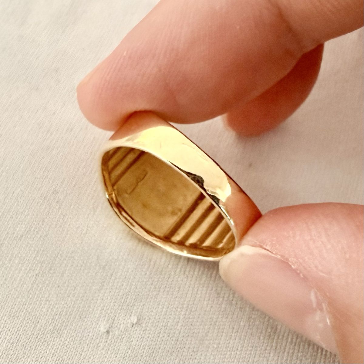 Bagues: Chevalière en or 18K – D'occasion à Marly par Nor_al3 4