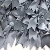 Geschenk Schleifen Silber, 10 Stk.