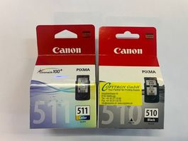 Orig. Canon PG-510 black + CL-511 color Patronen, Top Preis