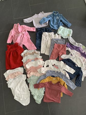 Kleiderpaket Mädchen Grösse 74/80 gemischt gebraucht