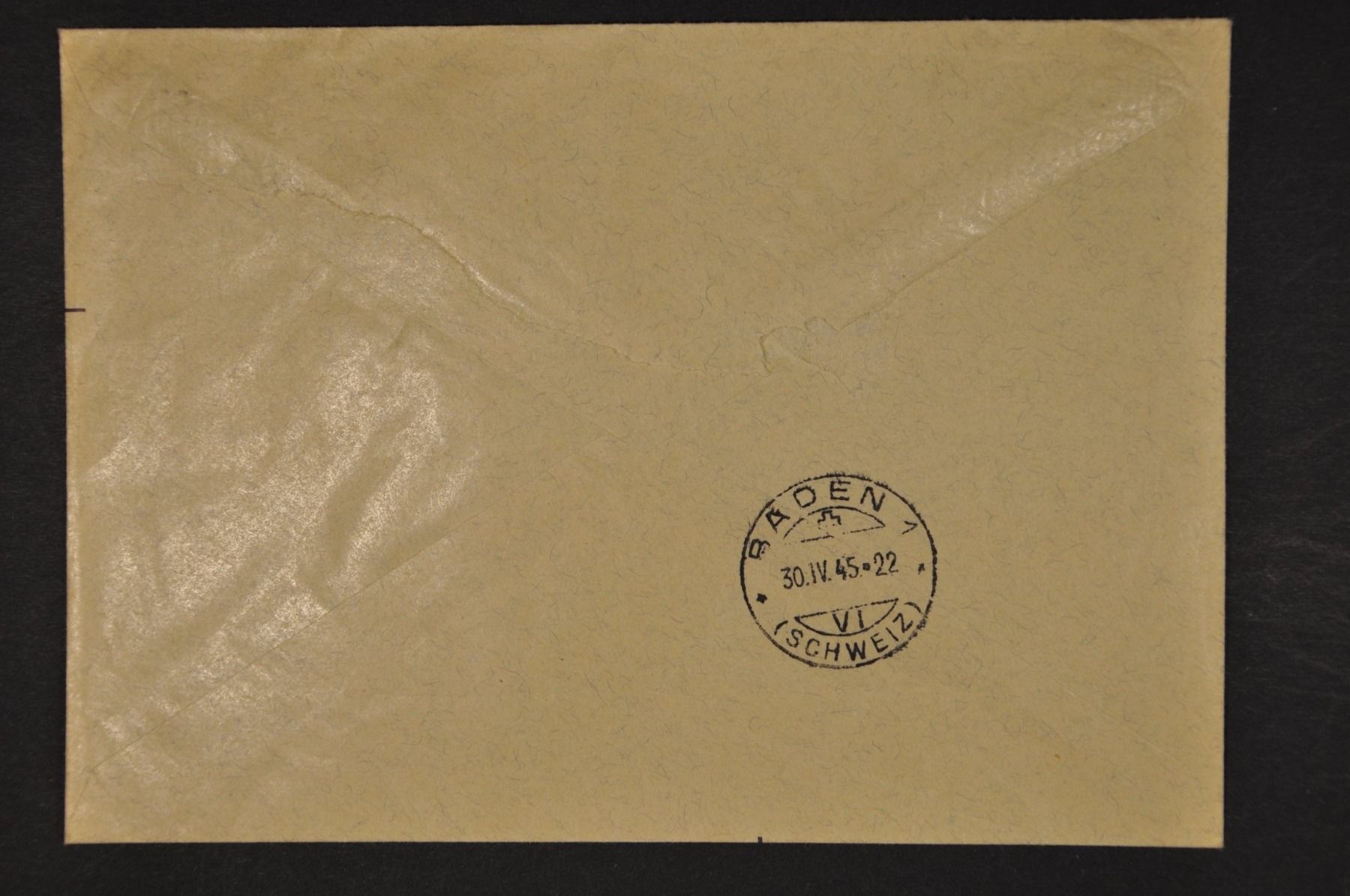 Alle Briefmarken: 1945 W23 auf R-Brief – Gebraucht aus Wolfhalden von Zinauktion 1