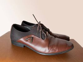 Herrenschuhe in Braun, Business-Schuhe, Halbschuhe 42