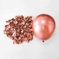 10 Stk. Ballone Ballon metallic rose gold Party Dekoration