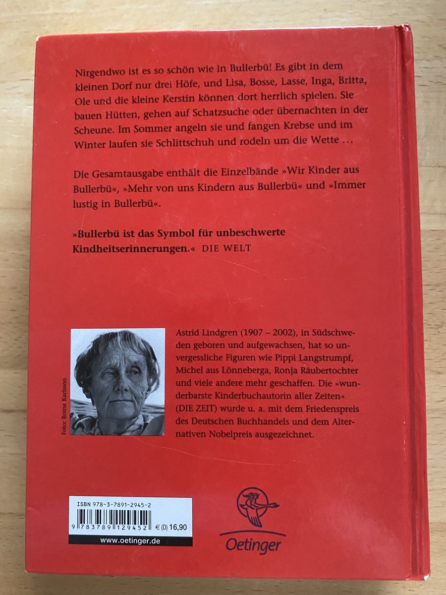 Bücher: Die Kinder aus Bullerbü - Astrid Lindgren – Gebraucht aus Schwarzenburg von Michellu 1