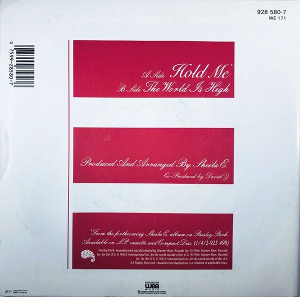 Schallplatten: Sheila E.: Hold Me 7" – Gebraucht aus Steinhausen von Vilivinili 1