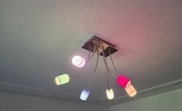 Deckenlampe Vintage farbig, dimmbar