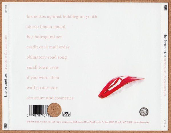 CDs: CD The Brunettes - Structure & cosmetics (2007) – D'occasion à Möriken AG par mineralia 1