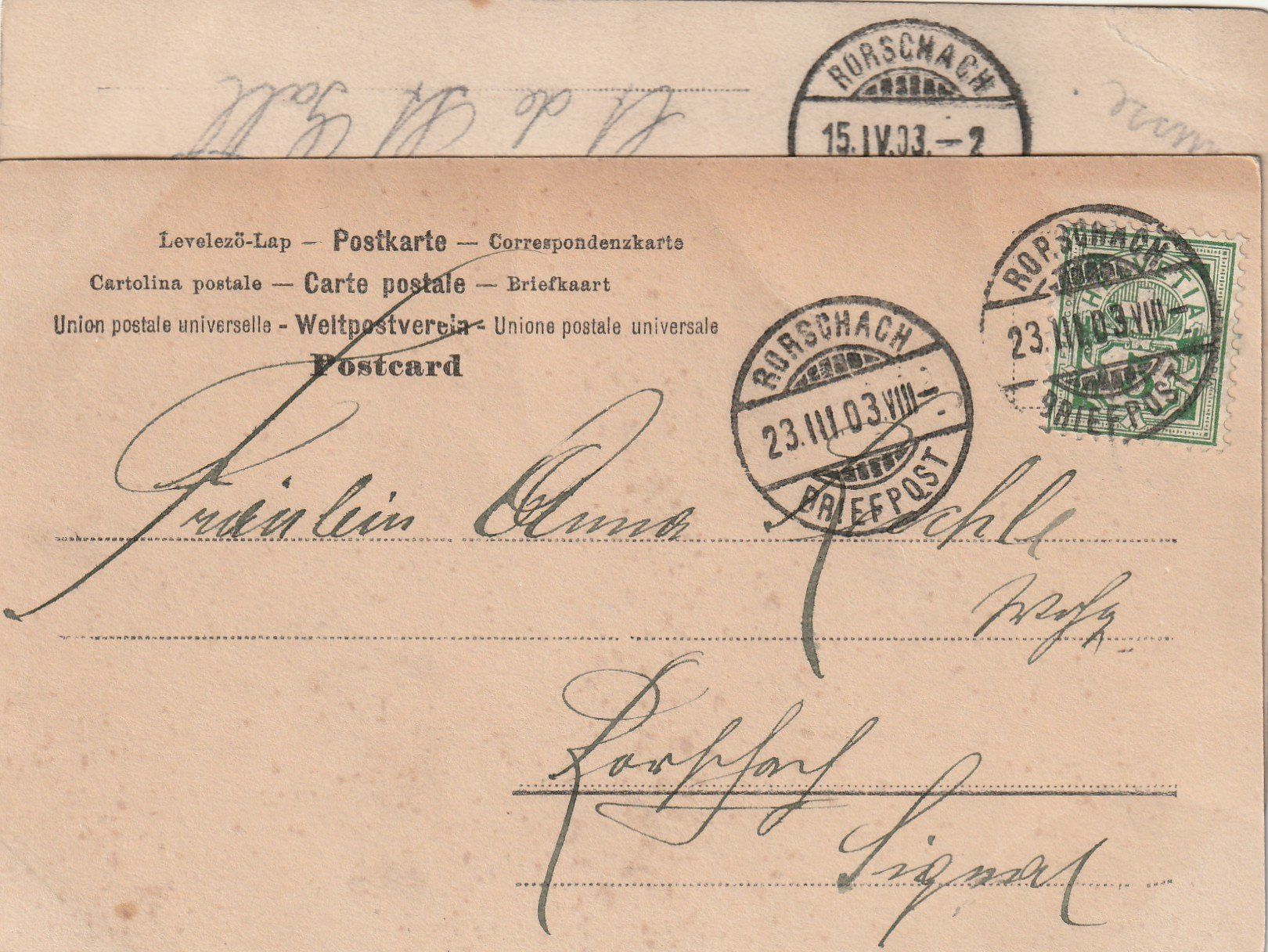 Cartoline postali: 4 Ak Frauen – Usato da Rorschacherberg venduto da fratovi2 2
