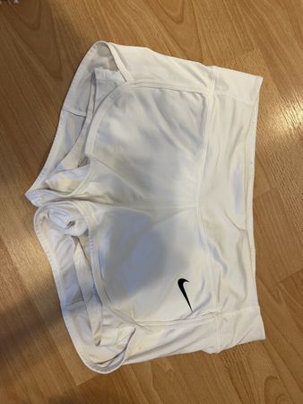 Nike Dri-FIT Damen Sport Shorts, weiss, Grösse S