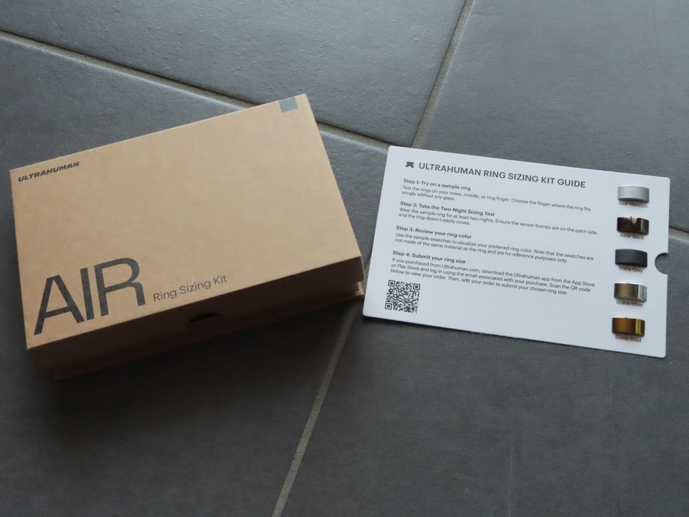Sizing Kit für ULTRAHUMAN Ring Air (Grössenprobier-Set) (Neu (gemäss ...