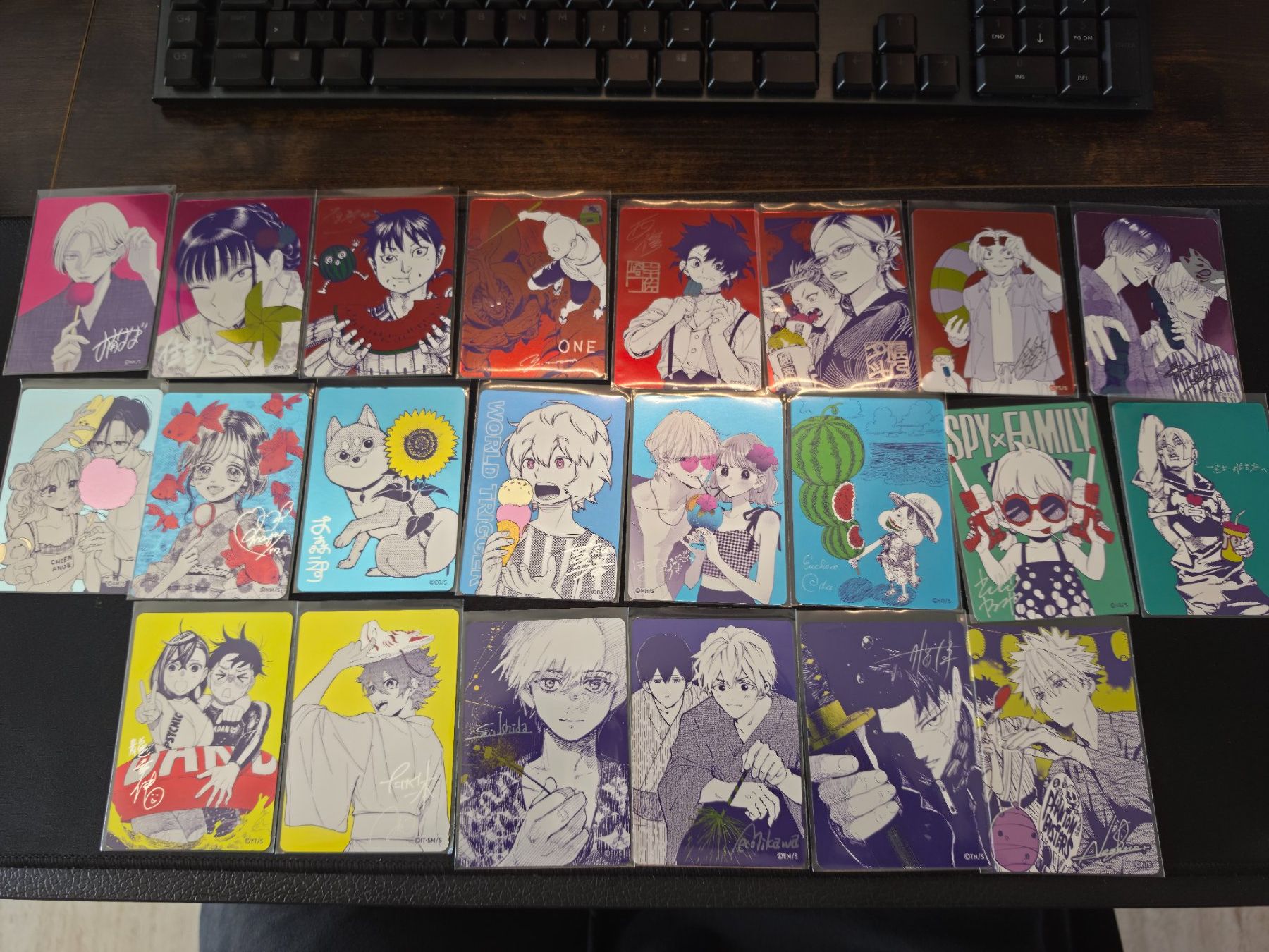 Cartes à collectionner: One Piece Monkey D. Luffy Shueisha Comics Full Set 22 Cards – D'occasion à Carona par OnePieceday26