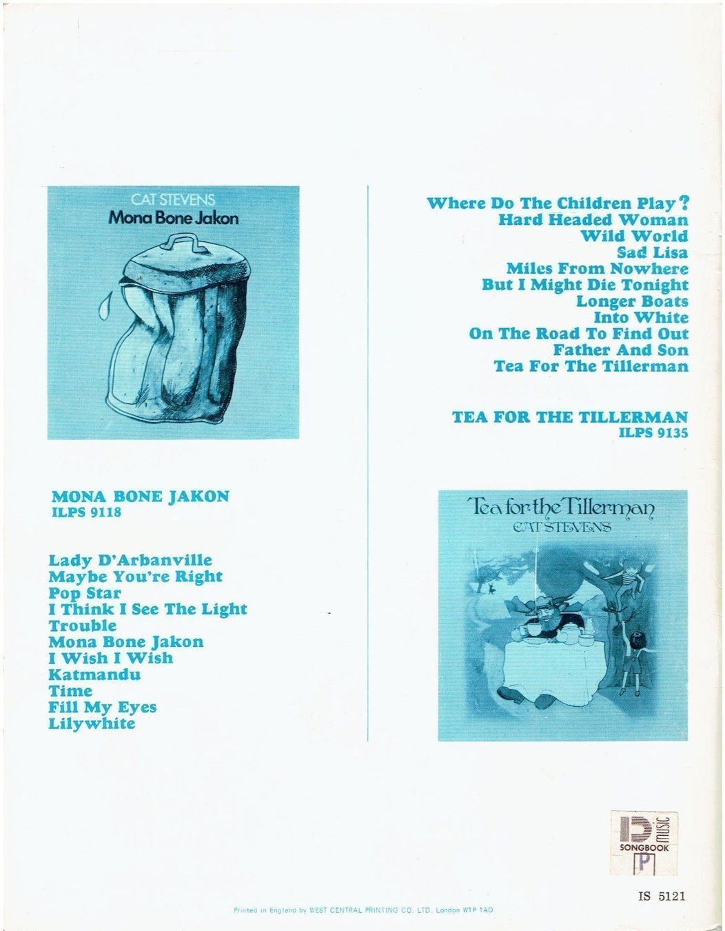 Libri: CAT STEVENS – Usato da Flims - Dorf venduto da Stagediver 3