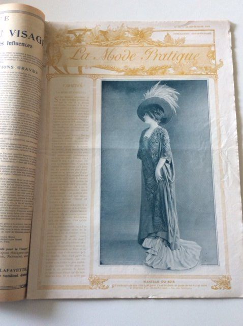 Riviste & Magazine: Journal sur la Mode 1909 – Usato da Genève venduto da edelweiss1900 1
