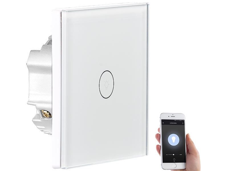 Interruttori: Touch-Lichtschalter mit WiFi, APP und Sprachsteuerung – Nuovo e nell'imballaggio originale da Giubiasco venduto da softmail 1