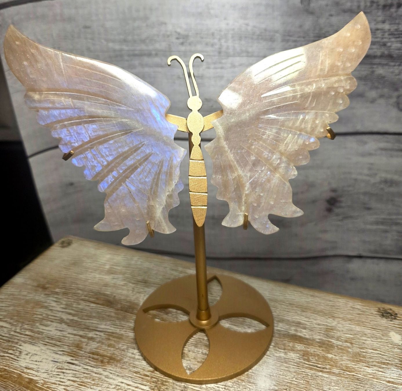Minerali & Pietre curative: Mondstein Schmetterling – Nuovo e nell'imballaggio originale da Matzingen venduto da Shay_Crystalz 2